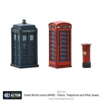 Great British Icons - Police, Telephone & Pillar Boxes