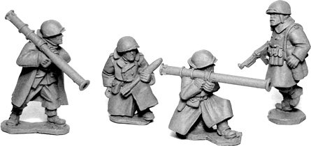 US Infantry in Greatcoats Bazooka Teams