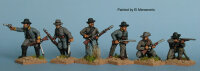 Dismounted Confederate Cavalry Skirmishing, Slouch Hats,...