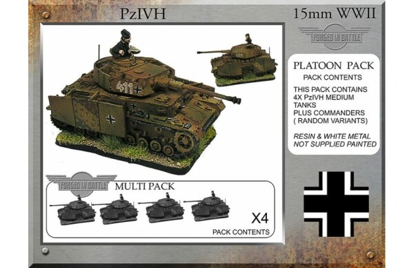Pz IVH-G Tanks (x4)