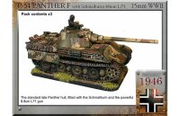 Panther F: Schmalturm 88mm L/71 (x3)