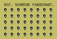 507. Schwere Panzerabteilung Decals