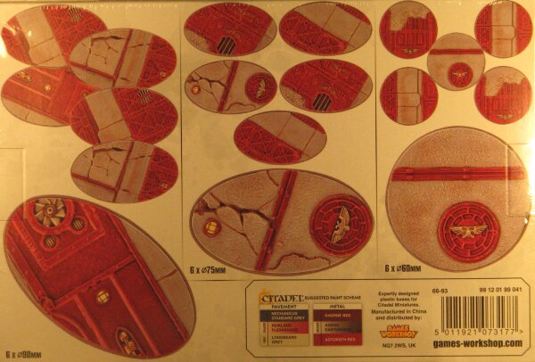 Sector Imperialis 60mm Rund- & 75/90mm Oval Bases