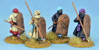 Berber Spearmen - Advancing, Hippo Shields (x4)