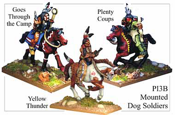 Old West Indians - Plains Indians Mounted Dog Soldiers