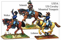 Old West Cavalry - US Cavalry Mounted Troopers