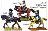 Old West Cavalry - US Cavalry Mounted Troopers