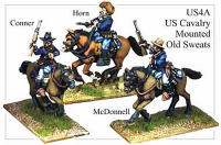 Old West Cavalry - US Cavalry Mounted Old Sweats