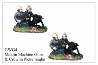 Maxim Machine Guns & Crew in Pickelhaube