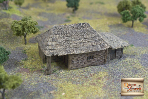 By Fire & Sword: Large Peasant Hut with Pigsty