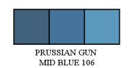 Prussian Gun Mid Blue 106