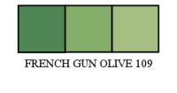 French Gun Olive Green 109