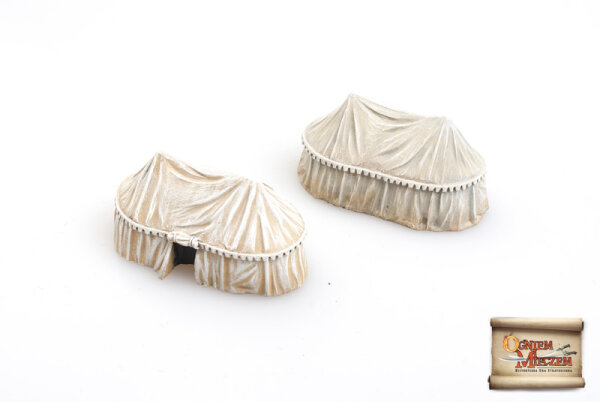 Large Eastern-Style Military Tents (x2)