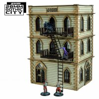 28mm Gothic City: Fire Escape Ground Floor