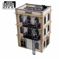 28mm Gothic City: Fire Escape Ground Floor