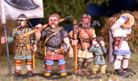 Early Saxon Characters (x4)