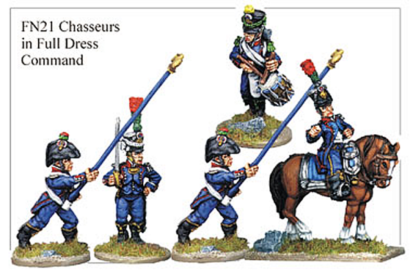 Chasseurs in Full Dress Command