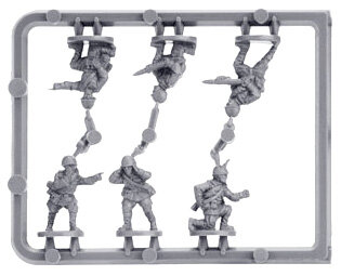 Plastic Anti-tank Gun Crew Sprue