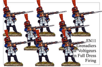 Grenadiers Or Voltigeurs In Full Dress Firing