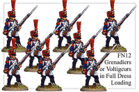 Grenadiers Or Voltigeurs In Full Dress Loading