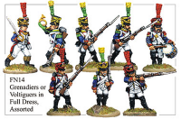 Grenadiers Or Voltigeurs In Full Dress Assorted