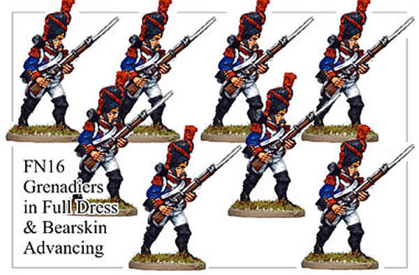 Grenadiers In Full Dress And Bearskin Advancing