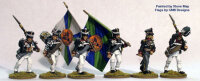 Infantry Command Marching Casually, Summer Dress (1809...