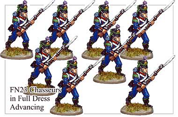 Chasseurs in Full Dress Advancing