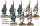 Fuisiliers In Greatcoat Campaign Dress Marching