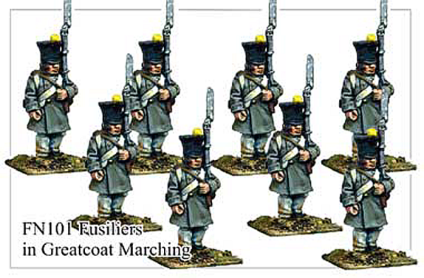 Fusiliers In Greatcoat Marching