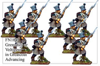 Grenadiers or Voltigeurs In Greatcoat Advancing