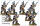 Grenadiers or Voltigeurs In Greatcoat Advancing