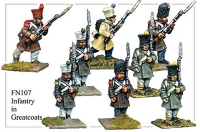 French Infantry In Greatcoats
