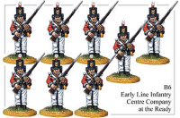 Early Line Infantry Center Company at the Ready