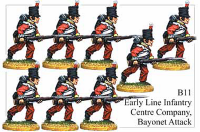 Early Line Infantry Center Company - Bayonet Attack