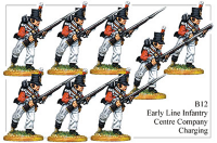 Early Line Infantry Center Company Charging