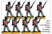 Early Line Infantry Flank Company Advancing