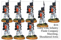 Early Line Infantry Flank Company Shouldered Arms