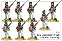 Late Line Infantry Flank Company Advancing