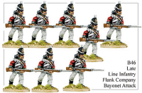 Late Line Infantry Flank Company - Bayonet Attack