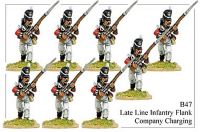 Late Line Infantry Flank Company Charging