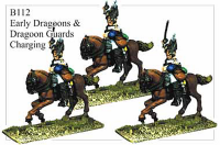 Early Dragoons & Dragoon Guards in Bicornes Charging