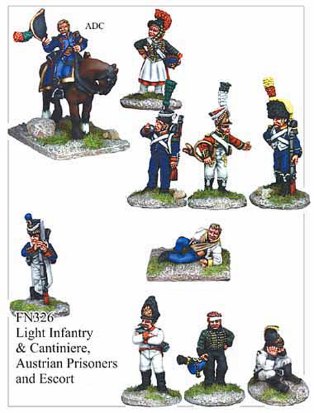 Light Infantry & Cantiniere, Austrian Prisoners & Escort