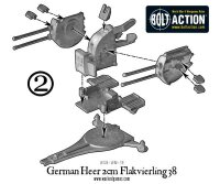 German Heer 20mm FlaK-Vierling38 AA Gun (1943-1945)