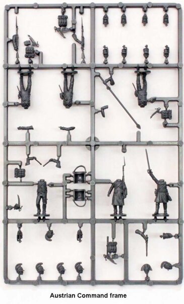 Austrian Napoleonic Infantry Command Sprue