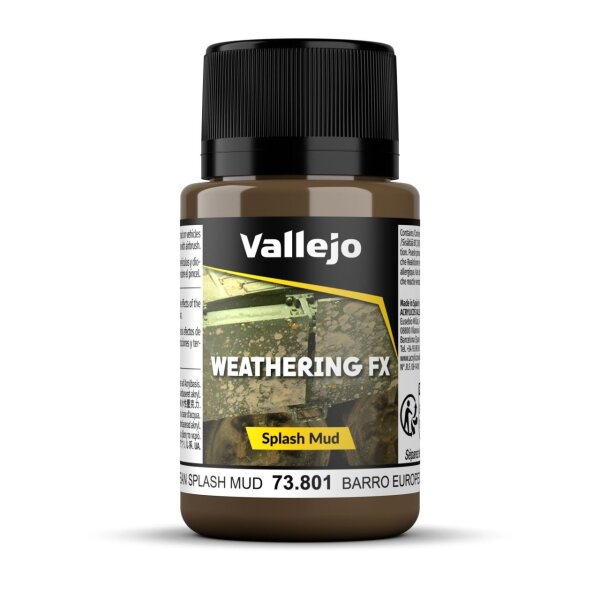 Vallejo: Weathering Effects - European Splash Mud