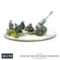 German Heer 10.5cm leFH18 Medium Artillery (Winter)