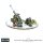 German Heer 10.5cm leFH18 Medium Artillery (Winter) & MDF Base