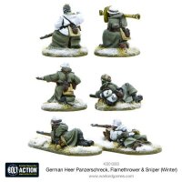 Heer Panzerschreck, Flamethrower & Sniper (Winter)