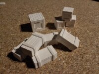 Set of Crates: 9 pieces